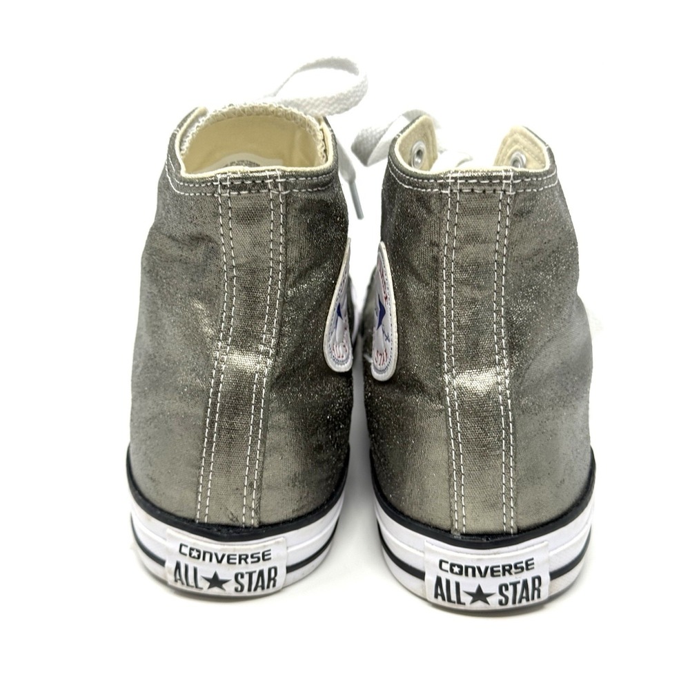 Converse Men 8 Women 10 Chuck Taylor High Top Sneakers 153179F Gold Metallic - Picture 4 of 14